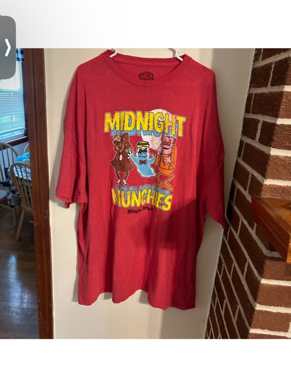 Boo Berry Size 4XL Frankenberry Midnight Munchies Red Tee